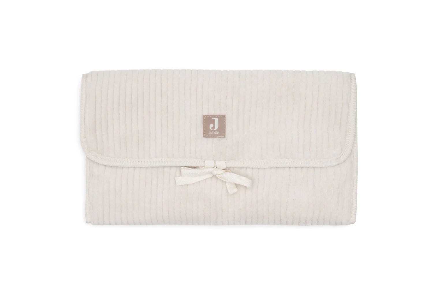 Verschoningsmatje Jollein Cloudy Rib Oatmeal Verschoningsmatje Jollein Cloudy Rib Oatmeal - Afbeelding 1