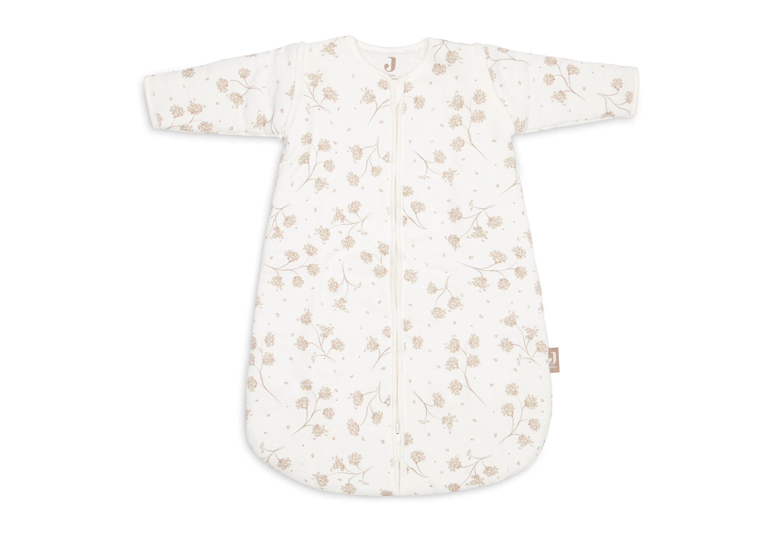 Slaapzak Jollein Afritsbare Mouw Rond Leafy Dreams 60cm - Afbeelding 1