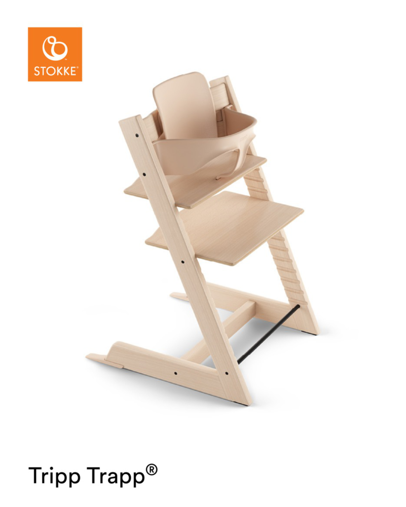 Set | Kinderstoel Stokke® Tripp Trapp® Natural + Babyset Set | Kinderstoel Stokke® Tripp Trapp® Natural + Babyset - Afbeelding 1