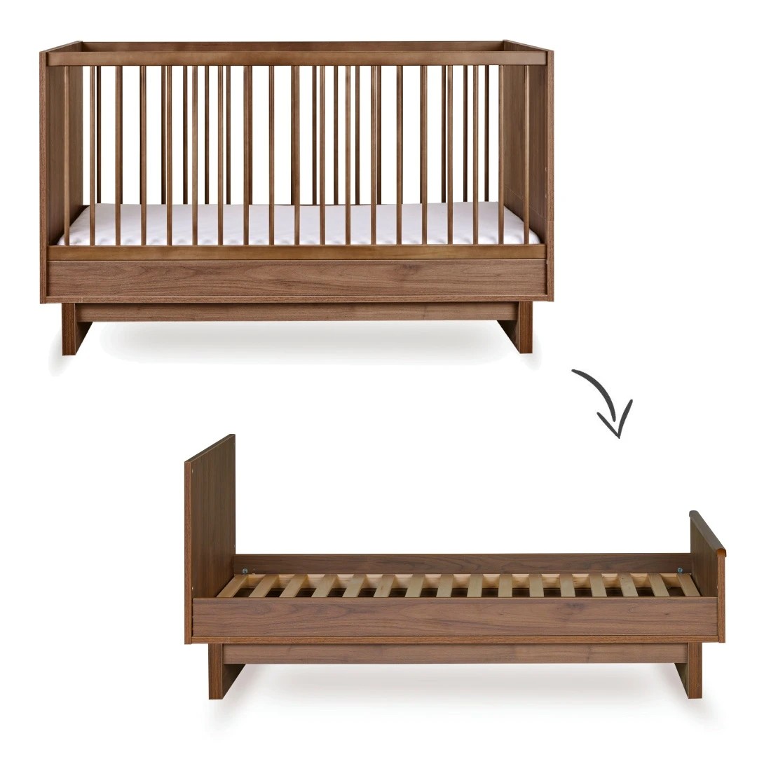 Meegroeiledikant Quax Kyo 70x140 Walnut Meegroeiledikant Quax Kyo 70x140 Walnut - Afbeelding 1