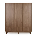 Kast Quax Kyo Walnut 3-deurs