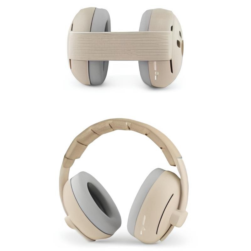 Gehoorbeschermer ZAZU Earmuffs 2-in-1 Taupe Gehoorbeschermer ZAZU Earmuffs 2-in-1 Taupe - Afbeelding 1