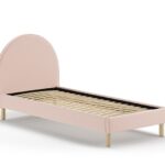 Kinderbed Moon 90x200 Bouclé Roze