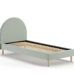 Kinderbed Moon 90x200 Bouclé Groen