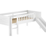 Halfhoogslaper Scott met Glijbaan Wit