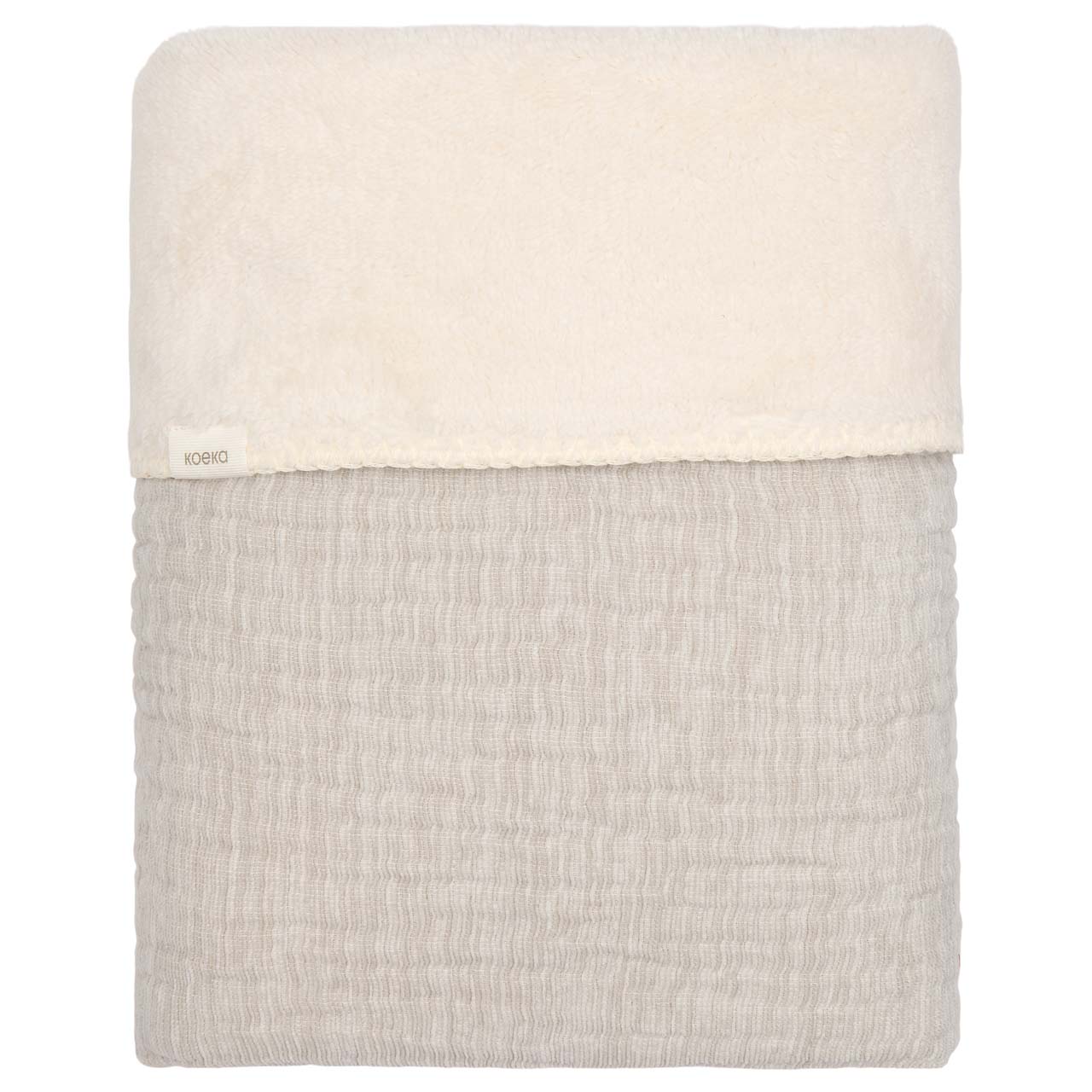 Deken Wieg Koeka Rivoli Teddy Stone Deken Wieg Koeka Rivoli Teddy Stone - Afbeelding 1