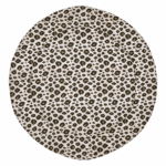 Boxkleed Rond Meyco Leopard Sand Melange 95cm