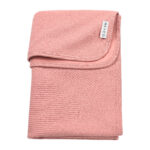 Deken Ledikant Meyco Jaquard Pure Flannel Rose