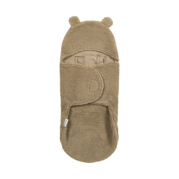 Wikkeldeken Meyco Teddy Bear Warm Brown Wikkeldeken Meyco Teddy Bear Warm Brown - Afbeelding 1