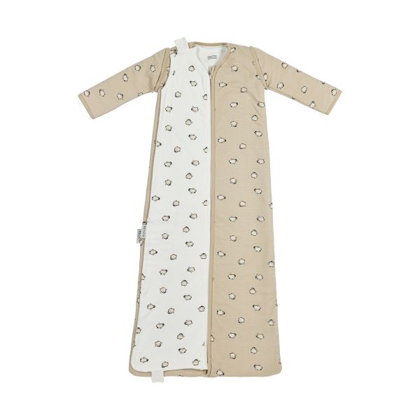 Slaapzak 4-seizoenen Meyco Interlock Jersey Penguin Soft Sand Slaapzak 4-seizoenen Meyco Interlock Jersey Penguin Soft Sand - Afbeelding 1