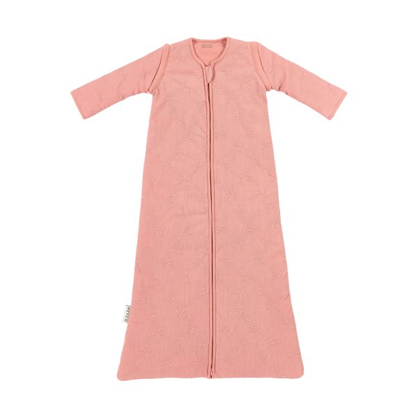 Slaapzak Meyco Winter Jacquard Bow Rose 110cm Slaapzak Meyco Winter Jacquard Bow Rose 110cm - Afbeelding 1