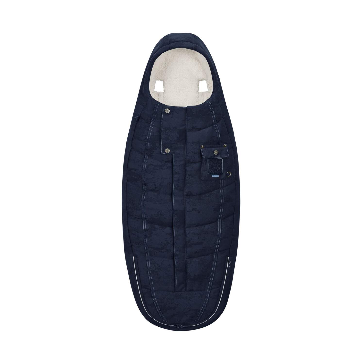 Voetenzak Cybex Platinum Rebellious Luxury Denim Blue/Navy Blue - Afbeelding 1