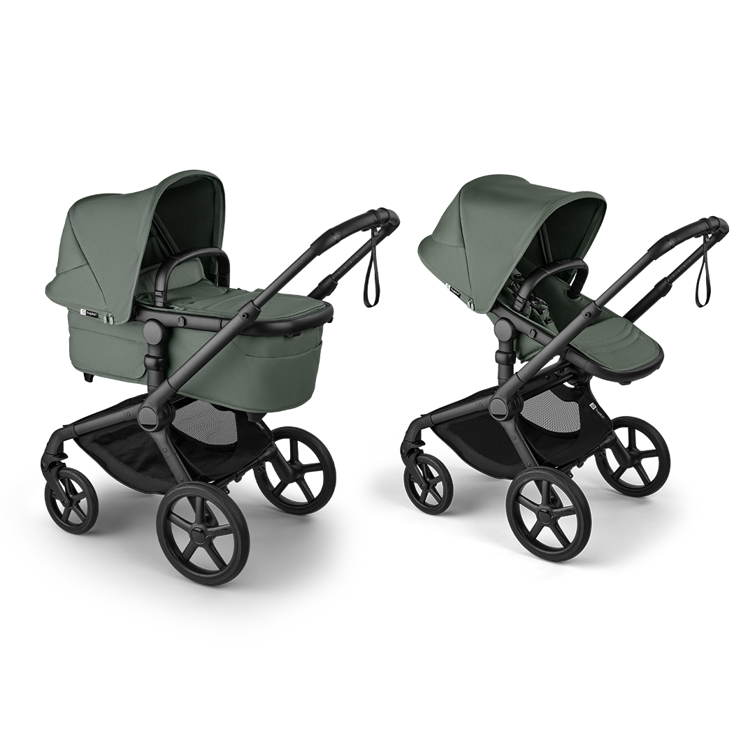 Kinderwagen Bugaboo Fox5 Renew Compleet Black/Forest Green Kinderwagen Bugaboo Fox5 Renew Compleet Black/Forest Green - Afbeelding 1