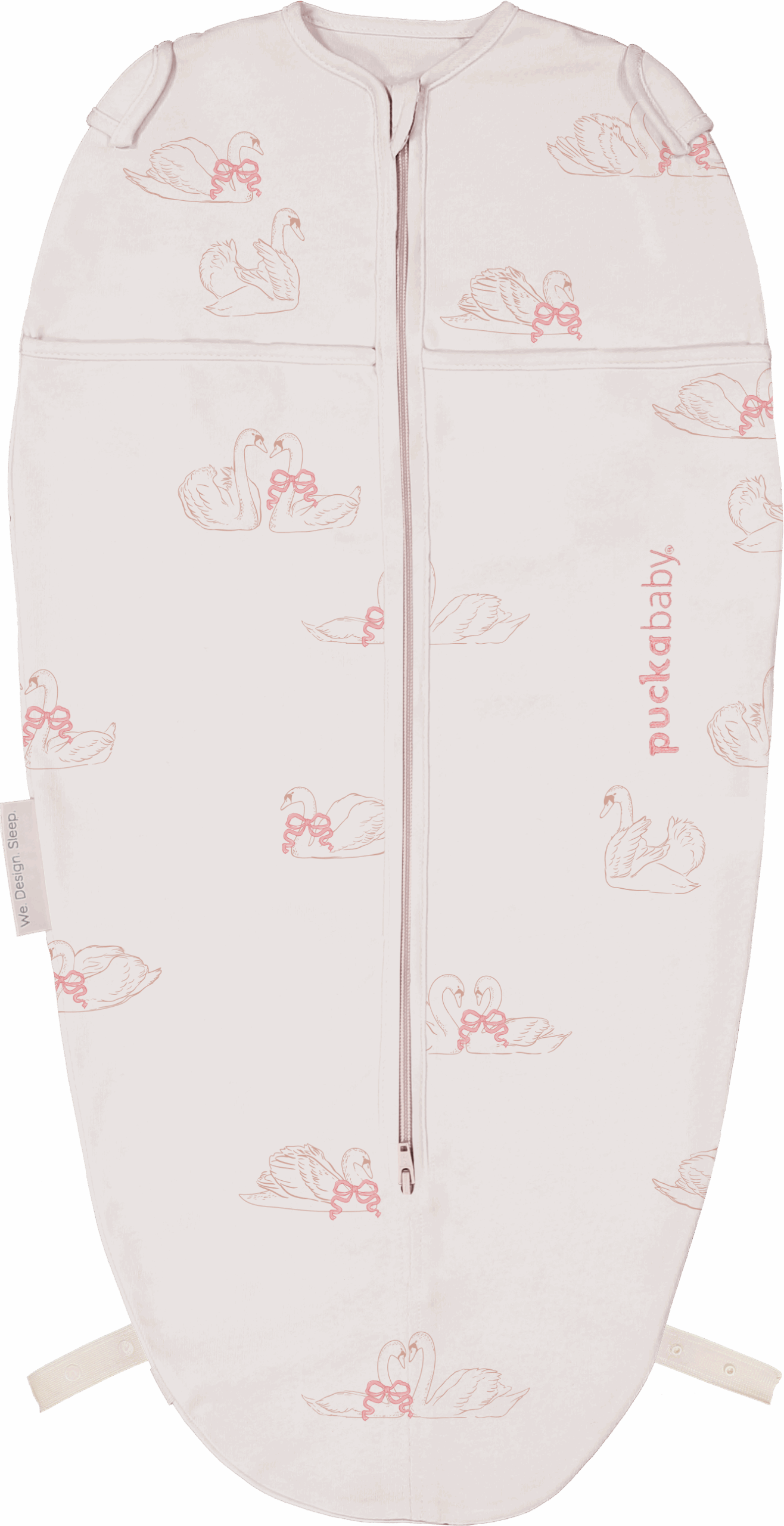 Slaapzak Puckababy MINI 3-6mnd Swans Slaapzak Puckababy MINI 3-6mnd Swans - Afbeelding 1