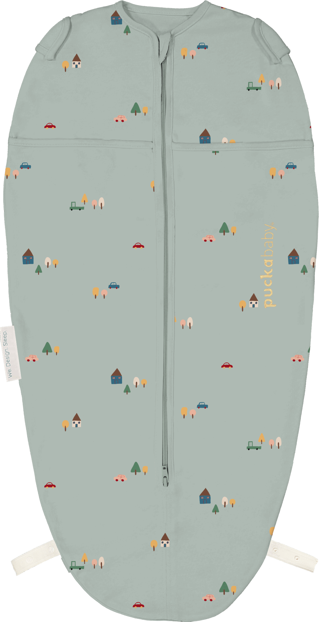 Slaapzak Puckababy MINI 3-6mnd Tiny Village Slaapzak Puckababy MINI 3-6mnd Tiny Village - Afbeelding 1
