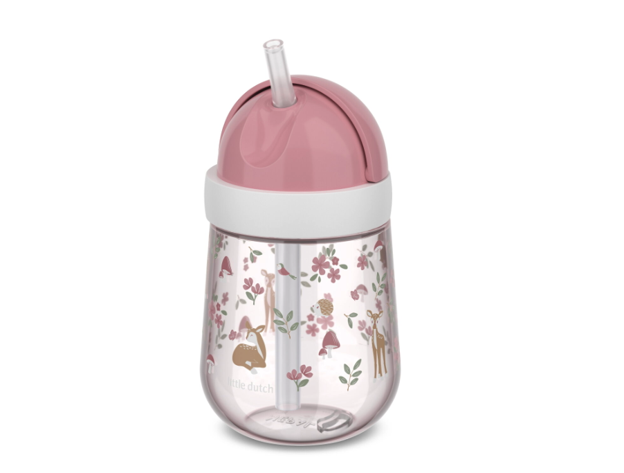 Rietjesbeker Mepal x Little Dutch 300ml Mio Fairy Garden Rietjesbeker Mepal x Little Dutch 300ml Mio Fairy Garden - Afbeelding 1