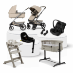 Kinderwagen Joolz Geo3 Sandy Taupe Ultimate Bundel incl. Kinderstoel&Co-sleeper