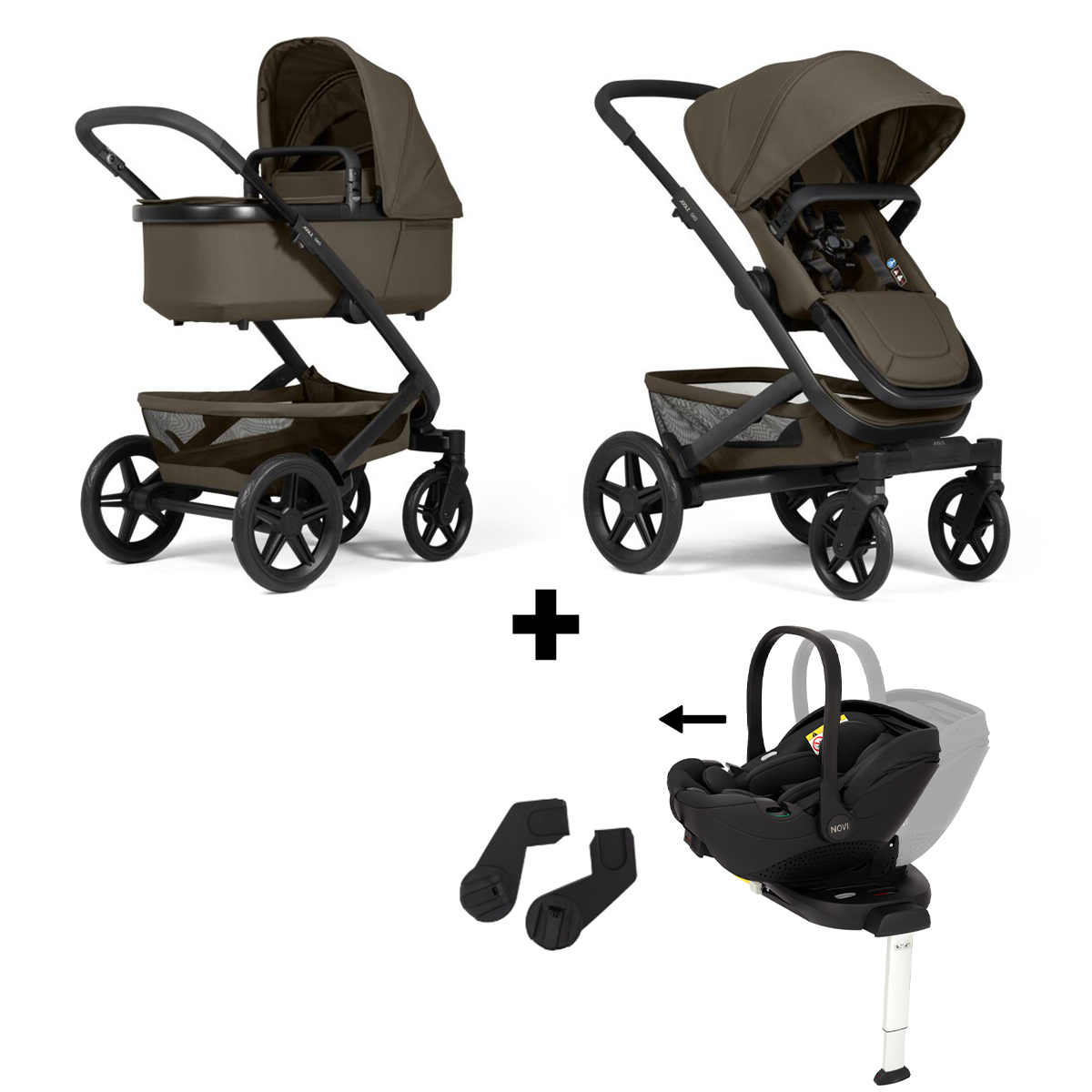 Kinderwagen Joolz Geo³ Hazel Brown Special Edition + Autostoel Joy Pro Glide 360°&Base&Adapterset Kinderwagen Joolz Geo³ Hazel Brown Special Edition + Autostoel Joy Pro Glide 360°&Base&Adapterset - Afbeelding 1
