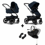 Kinderwagen Joolz Geo³ Dark Navy Blue + Autostoel Joy Pro Glide 360°&Base&Adapterset