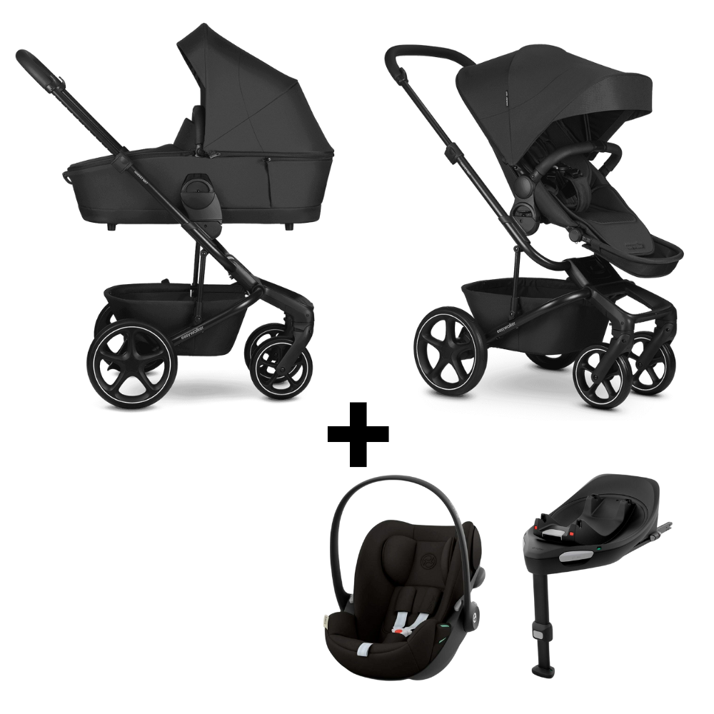 Kinderwagen Easywalker Harvey NXT Eclipse Black + Autostoel Cybex Cloud G&Base Kinderwagen Easywalker Harvey NXT Eclipse Black + Autostoel Cybex Cloud G&Base - Afbeelding 1