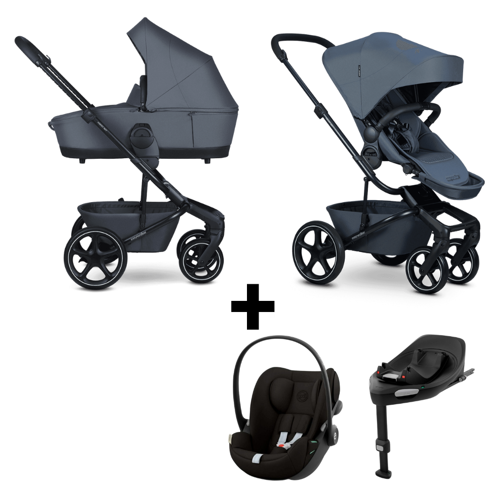 Kinderwagen Easywalker Harvey NXT Deep Blue + Autostoel Cybex Cloud G&Base Kinderwagen Easywalker Harvey NXT Deep Blue + Autostoel Cybex Cloud G&Base - Afbeelding 1