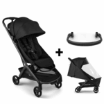 Buggy Bugaboo Butterfly 2 Complete Black/Heritage Black Met Veiligheidsbeugel En Regenhoes