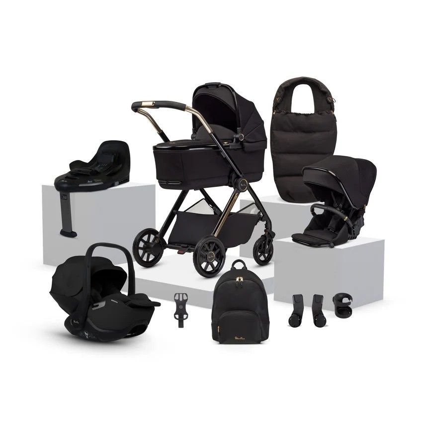 Kinderwagen Silver Cross Reef 2 Special Edition Espresso + Autostoel Glide Plus 360 + Base Plus 360 incl. Accessoires Kinderwagen Silver Cross Reef 2 Special Edition Espresso + Autostoel Glide Plus 360 + Base Plus 360 incl. Accessoires - Afbeelding 1