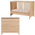 Babykamer Quax Tsughi Honey Ash 60x120 (Ledikant + Commode)