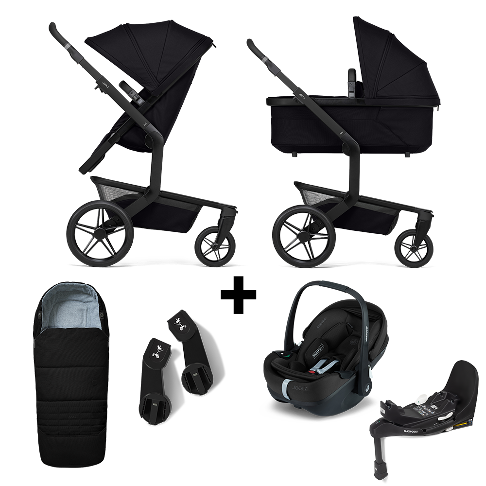Kinderwagen Joolz Day5 Space Black + Autostoel Joolz x Maxi-Cosi Kinderwagen Joolz Day5 Space Black + Autostoel Joolz x Maxi-Cosi, Slide Tech Base&Accessoires - Afbeelding 1