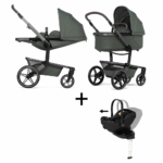Kinderwagen Joolz Day5 Forest Green + Autostoel Joy Pro Glide 360°