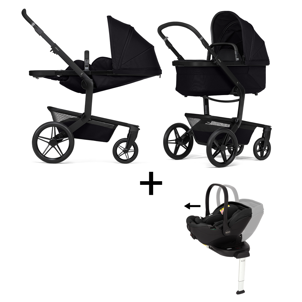 Kinderwagen Joolz Day5 Space Black + Autostoel Joy Pro Glide 360° Kinderwagen Joolz Day5 Space Black + Autostoel Joy Pro Glide 360° - Afbeelding 1