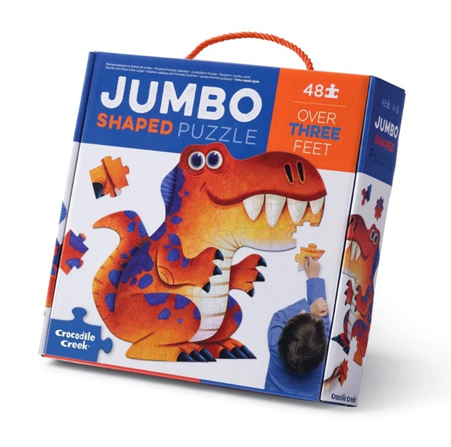 Reuze puzzel Dino (48) - Crocodile Creek  Legpuzzel|Legpuzzel - grote stukken Reuze puzzel Dino (48) - Crocodile Creek  Legpuzzel|Legpuzzel - grote stukken - Afbeelding 1