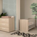 Babykamer Colorfull Home Noah Wit Beuken (Ledikant + Commode)