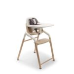 Set | Kinderstoel Bugaboo Giraffe Natural Wood/White met Babyset + Eetblad