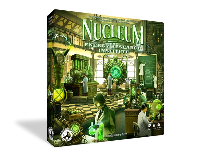 Nucleum: Energy Research Institute - Board & Dice Bordspel Nucleum: Energy Research Institute - Board & Dice Bordspel - Afbeelding 1