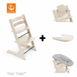 SET | Kinderstoel Stokke® Tripp Trapp® Vanilla White met Newbornset&Babyset&Eetblad