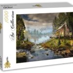 Dmitry Sladkov - The Fisherman's Cabin (1000) - Grafika  Legpuzzel