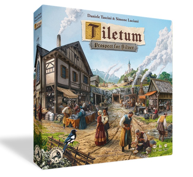 Tiletum: Prospect for Silver - Board & Dice Bordspel Tiletum: Prospect for Silver - Board & Dice Bordspel - Afbeelding 1