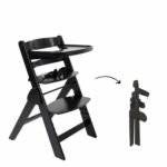 Kinderstoel Novi at Home® Yumi Inklapbaar Pure Black