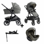 Kinderwagen Joie Signature Vinca Evergreen met Autostoel i-Level I-Size Evergreen&Base