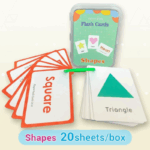 SmartyCards– Vrolijk&Taalrijk– Educatieve Woordenkaarten (Engels) Vormen | Educatief Speelgoed