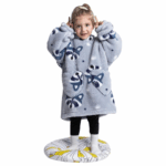 HappySnug– Schattig en comfortabel – Kinderdeken met capuchon One Size (1-3 jaar) / Wasbeer | Educatief Speelgoed