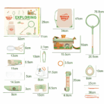 Bug Lab™ | Ontdek de wereld - Insectenhotel 12 stuks | Educatief Speelgoed