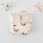 ComfyCotton– Waterdicht&Veilig– Biokatoenen Oefenbroekjes Regenboogwolken / L (10-14.5kg) - 9-15 maanden | Educatief Speelgoed