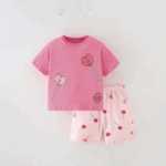 SunnyBloom– Zomer&Schattig– Matchende Zomerset Roze lolly's / 140 (6-7 jaar) | Educatief Speelgoed