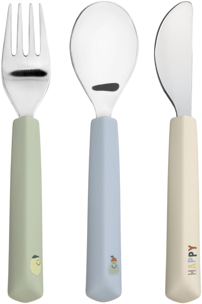 Bestekset Lässig 3-delig Happy Fruits Lemon