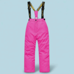 GlacierFit– Ademend&Beschermend Waterdicht– Ski-pak met Fleecevoering Donkerroze broek / 150 (13–14 jaar) | Educatief Speelgoed