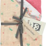 Washandjes Briljant Baby Hydrofiel Flower Roze 3st