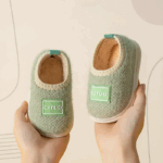 Cituo– Warm&Zacht– Winter Slofjes Groen1 / 200 (7–8 jaar) | Educatief Speelgoed