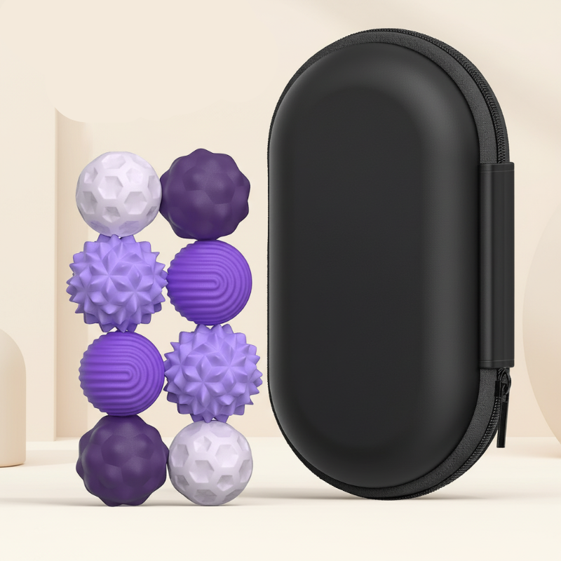 19_fc3b5284-0bf8-4dbd-958d-958b270fc142 CalmSphere– Zacht&Focused– Magnetisch Stressspeelgoed Paars / S (Ø 2.2cm) / 8 | Educatief Speelgoed - Afbeelding 1